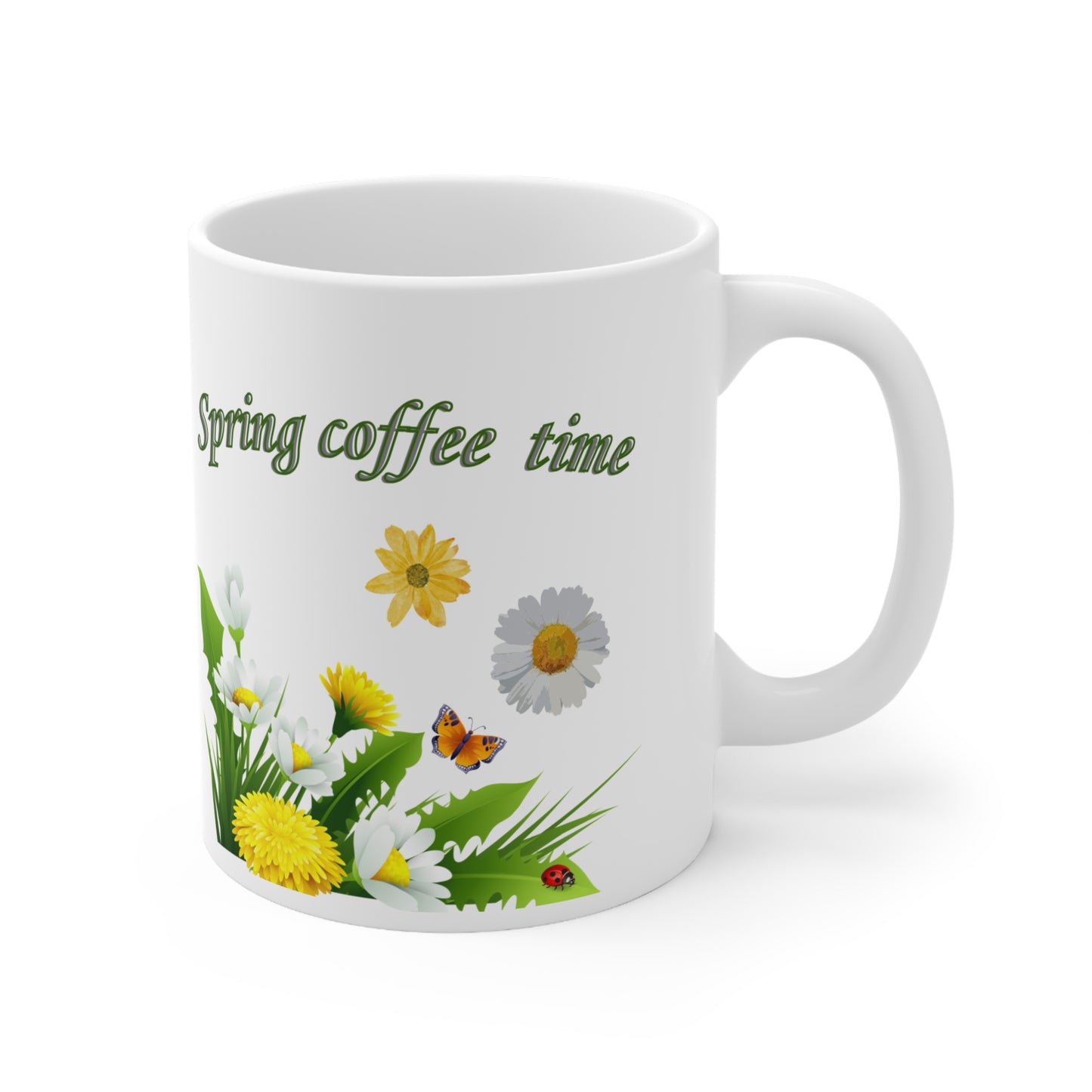 Taza Cafe diseño Primavera 11 oz