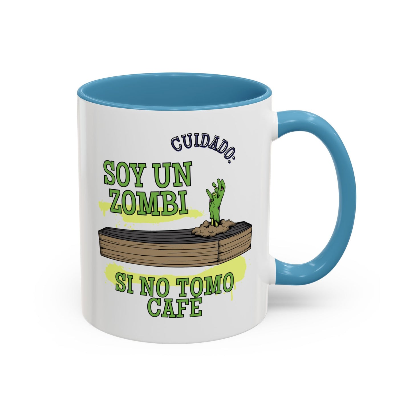 Taza de café Zombi Divertidas con acento 0,33 l