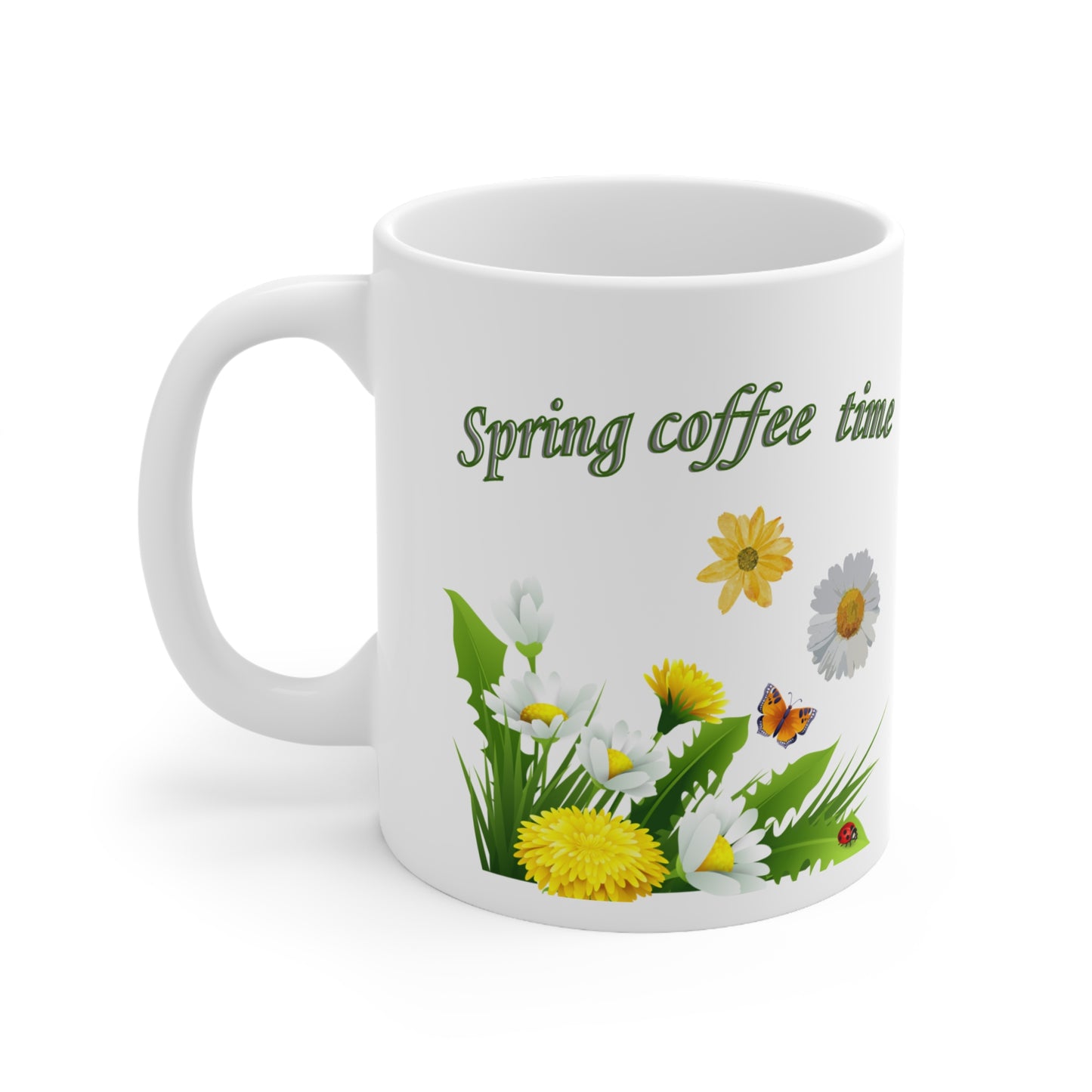 Taza Cafe diseño Primavera 11 oz