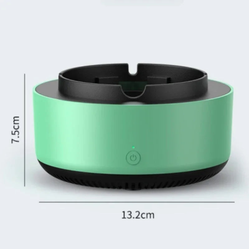 Cenicero purificador de aire inteligente para eliminar el humo pasivo y el olor a humo, con filtración múltiple para interiores, salas de estar y oficinas.