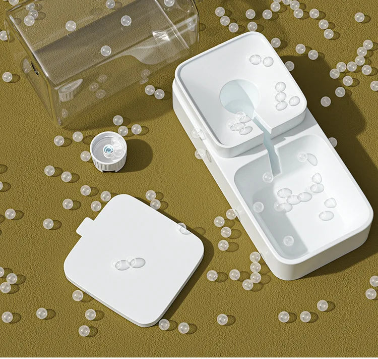 Comedero y dispensador de agua automático para gatos con recipiente de almacenamiento de alimentos por gravedad para gatos y perros