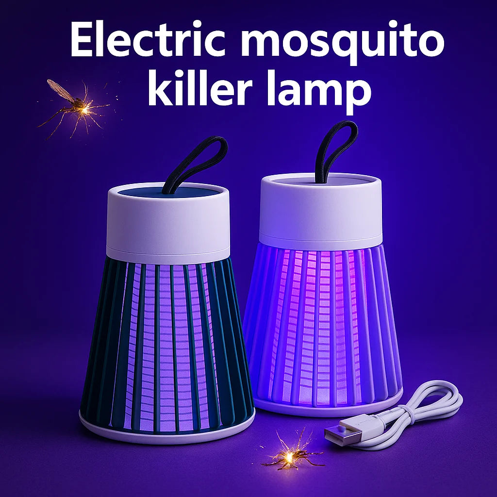 Lámpara antimosquitos, matamoscas eléctrico USB, para uso en dormitorios y exteriores, trampa dos en uno para polillas, avispas y mosquitos, portátil.