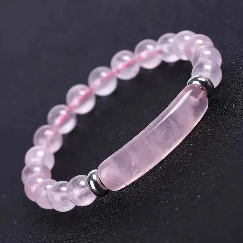 Pulsera de piedra curativa hecha a mano, turquesa, malaquita natural, cristal rugoso, energía corporal, yoga, 1 unidad