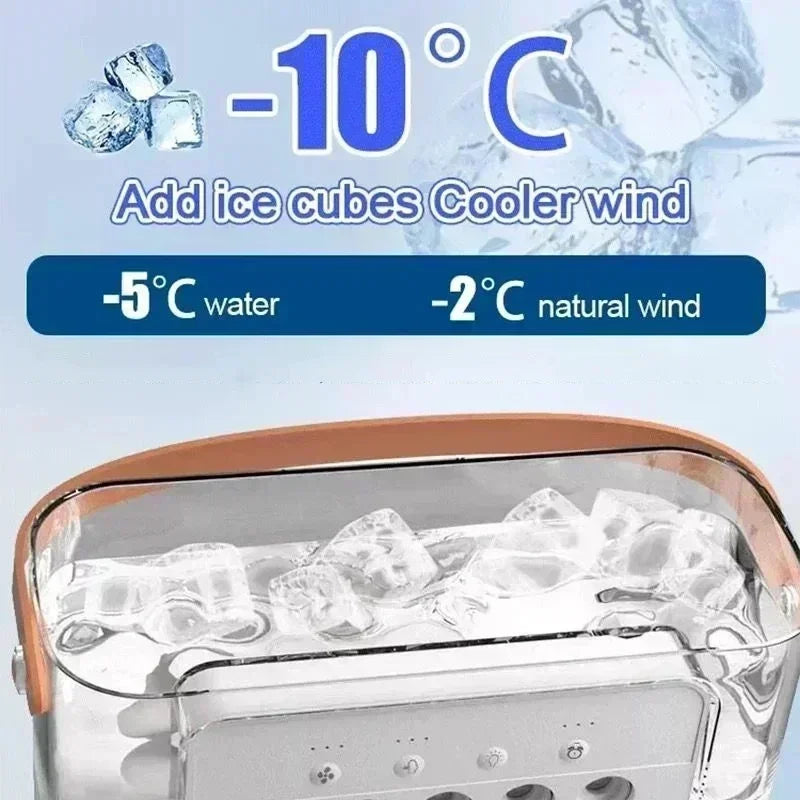 Nuevo ventilador 3 en 1, aire acondicionado para el hogar, mini enfriador de aire, luz LED nocturna, humidificador portátil, ventilador de ajuste de aire para oficina