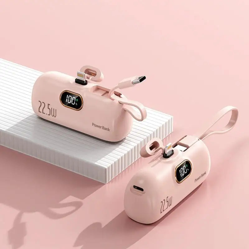 Mini banco de energía móvil conveniente de 30000 mAh, carga rápida portátil, adecuado para iPhone 16, 15, 14, Samsung, Xiaomi, batería externa