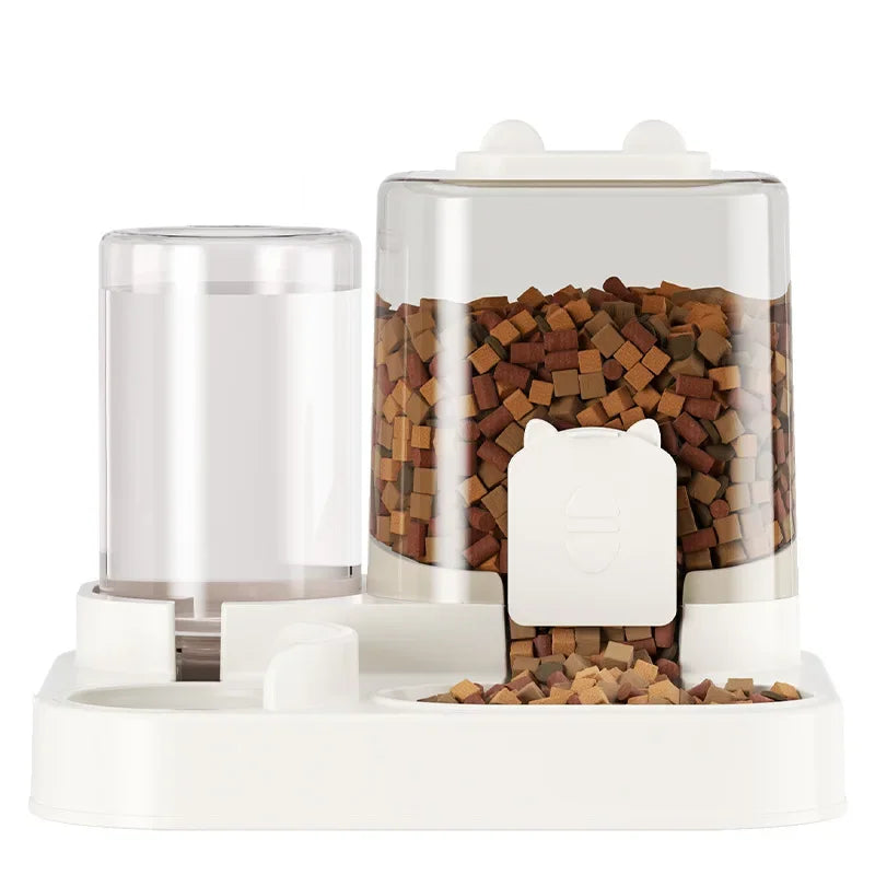 Comedero para gatos, cuenco para perros y gatos con dispensador de agua, circulación automática de comida para perros, utensilios para comida para gatos, productos universales para mascotas