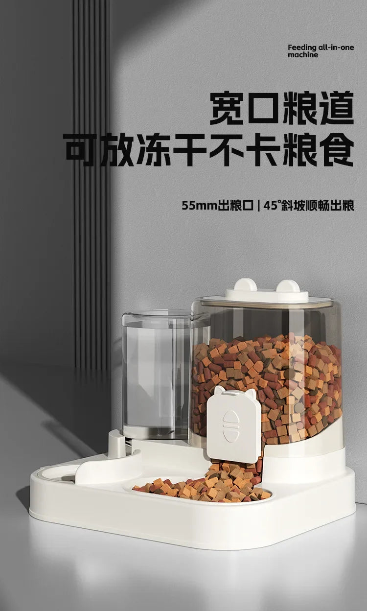 Comedero para gatos, cuenco para perros y gatos con dispensador de agua, circulación automática de comida para perros, utensilios para comida para gatos, productos universales para mascotas